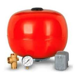 Kit = esfera de 24lts + unión de 5vias + manómetro + presostato